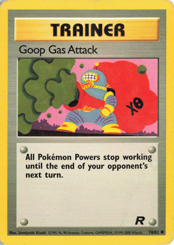 522 Damage Goop Gas Attack 78/82 Common Team Rocket Pokemon TCG - guardiangamingtcgs
