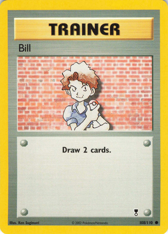 624 - Played Bill 108/110 Common Legendary Collection Pokemon TCG - guardiangamingtcgs