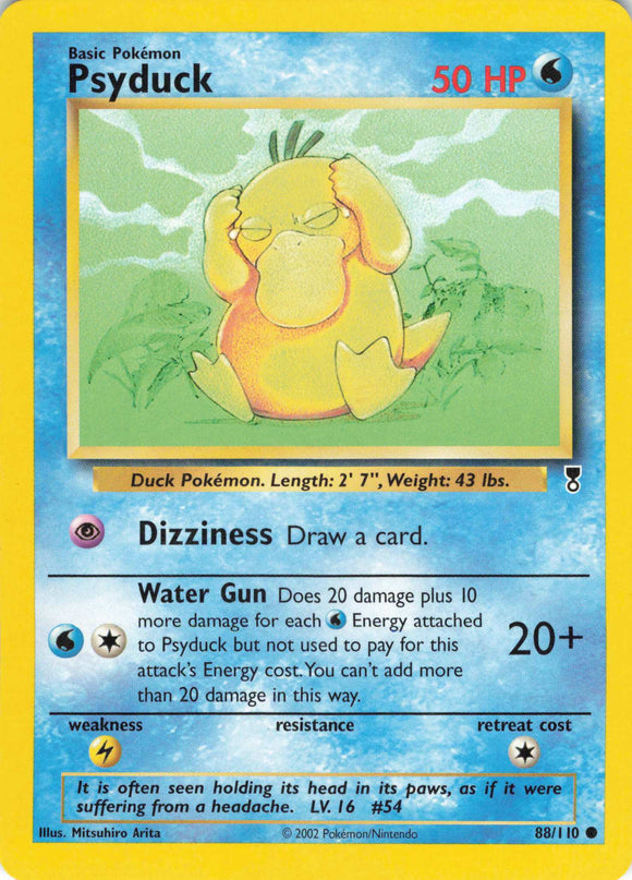 651 - Played Psyduck 088/110 Common Legendary Collection Pokemon TCG