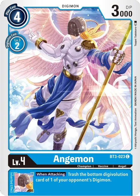 Angemon - BT3-023 C Release Special Booster Digimon TCG - guardiangamingtcgs