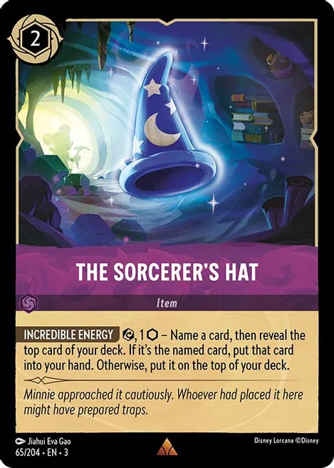 The Sorcerer's Hat 65/204 Rare Into the Inklands Disney Lorcana TCG - guardiangamingtcgs