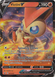 Holo Victini V 025/202 Ultra Rare Sword & Shield Base Set Pokemon TCG - guardiangamingtcgs