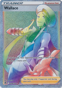 Holo Wallace  208/195 Secret Rare Silver Tempest Pokemon TCG - guardiangamingtcgs