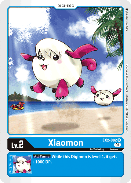 Xiaomon EX2-002 U Digital Hazard Digimon TCG - guardiangamingtcgs