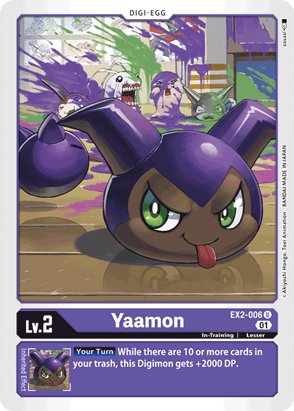 Yaamon EX2-006 U Digital Hazard Digimon TCG - guardiangamingtcgs