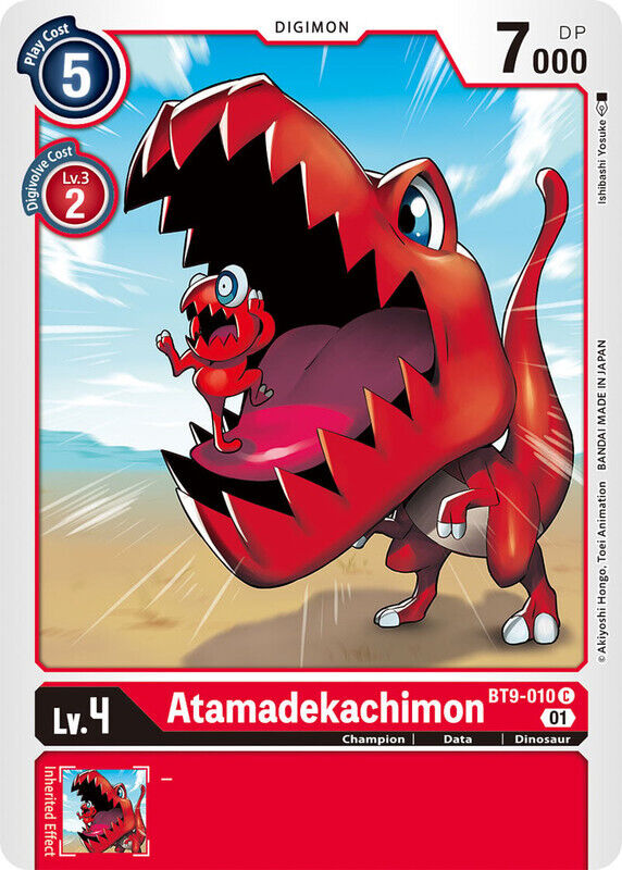Atamadekachimon BT9-010 C X Record Digimon TCG - guardiangamingtcgs