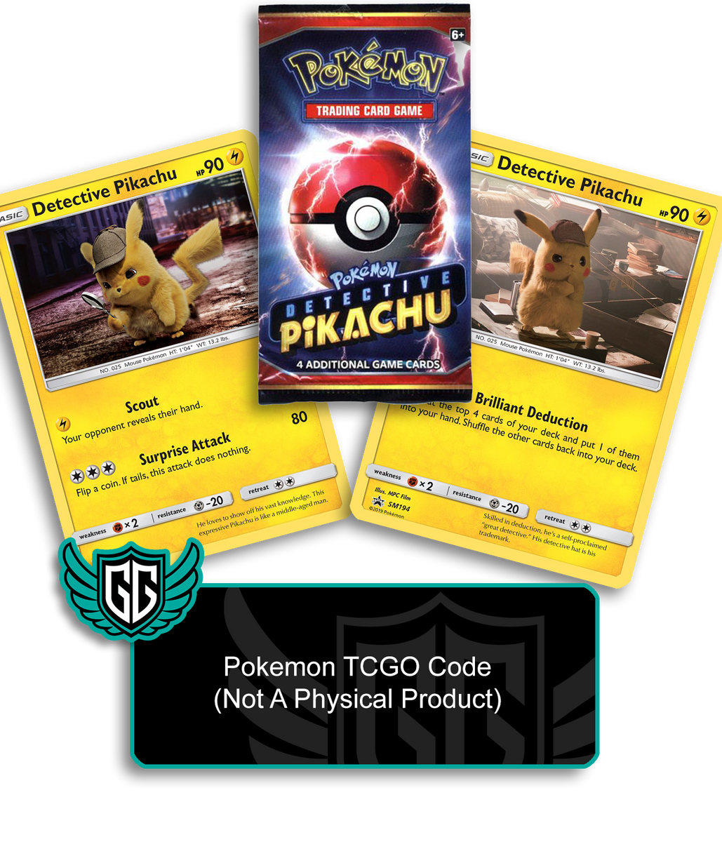 Mewtwo-GX Detective Pikachu - Pokemon TCG Live Codes