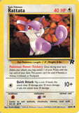 1209 - Played Rattata 66/82 Common Team Rocket Pokemon TCG - guardiangamingtcgs