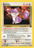 1207 - Played Rattata 66/82 Common Team Rocket Pokemon TCG - guardiangamingtcgs