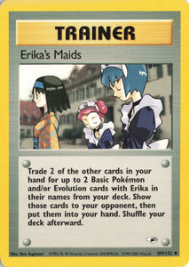 476 Damage Erika's Maids 109/132 Uncommon - Gym Heroes Pokemon TCG - guardiangamingtcgs