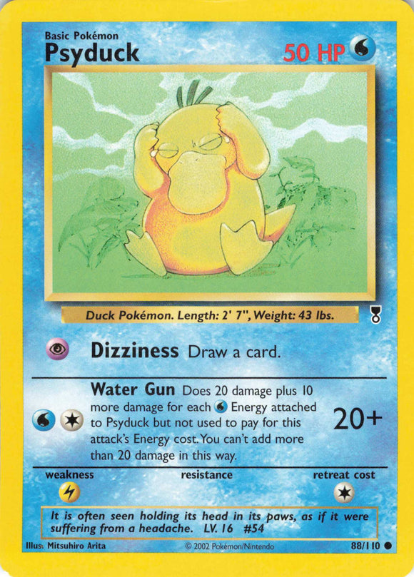 641 - Played Psyduck 088/110 Common Legendary Collection Pokemon TCG - guardiangamingtcgs