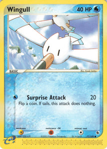 Played Wingull 77/109 Common Ruby and Sapphire Pokemon TCG - guardiangamingtcgs