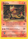 653 - Played Magmar 39/62 Uncommon Fossil Pokemon TCG - guardiangamingtcgs