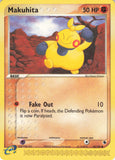 1191 - Played Makuhita - 58/109 Common Ruby and Sapphire Pokemon TCG - guardiangamingtcgs