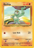 685 - Played Machop 052/102 Common Base Set Pokemon TCG - guardiangamingtcgs