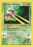 1167 - Played Sabrina's Venonat 096/132 Common Gym Heroes Pokemon TCG - guardiangamingtcgs