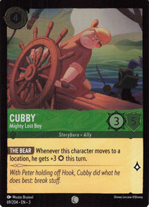 Cold Foil Cubby - Mighty Lost Boy 69/204 Common  Into the Inklands Disney Lorcana TCG - guardiangamingtcgs