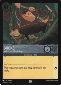 Cold Foil Goons - Maleficent's Underlings 179/204 Common The First Chapter Disney Lorcana TCG - guardiangamingtcgs