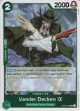 Foil Vander Decken IX R OP06-033 Wings of the Captain One Piece TCG - guardiangamingtcgs