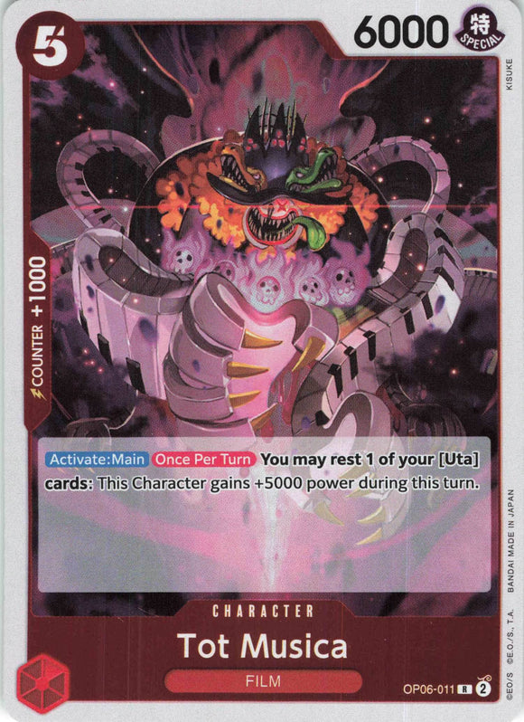 Foil Tot Musica R OP06-011 Wings of the Captain One Piece TCG - guardiangamingtcgs