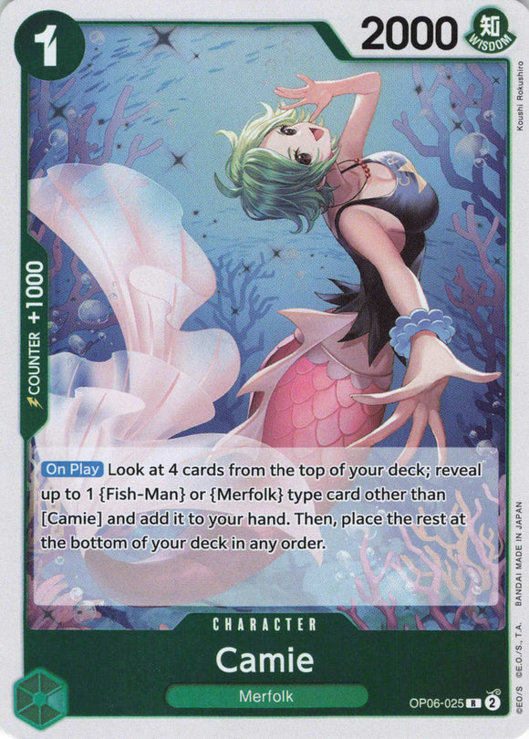 Foil Camie R OP06-025 Wings of the Captain One Piece TCG