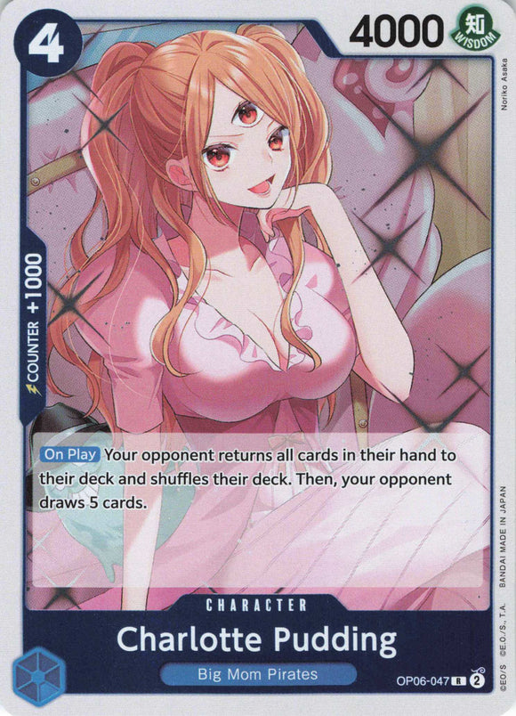 Charlotte Pudding R OP06-047 Wings of the Captain One Piece TCG