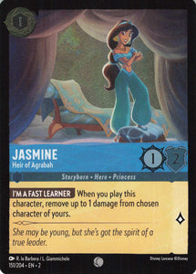 Cold Foil Jasmine - Heir of Agrabah 151/204 Common Rise of the Floodborn Disney Lorcana TCG - guardiangamingtcgs