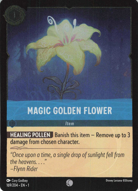 Cold Foil Magic Golden Flower 169/204 Common The First Chapter Disney Lorcana TCG - guardiangamingtcgs