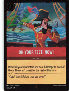 Cold Foil On Your Feet! Now! 130/204 Rare Into the Inklands Disney Lorcana TCG - guardiangamingtcgs