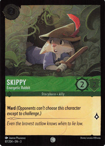 Cold Foil  Skippy - Energetic Rabbit 87/204 Common Into the Inklands Disney Lorcana TCG - guardiangamingtcgs