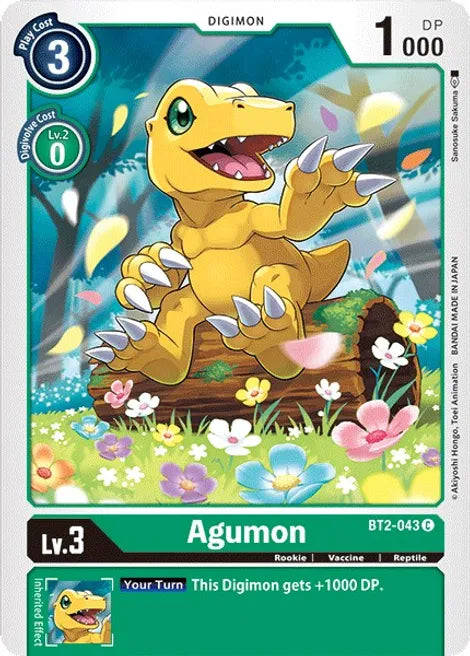 Agumon - BT2-043 C Release Special Booster Digimon TCG - guardiangamingtcgs
