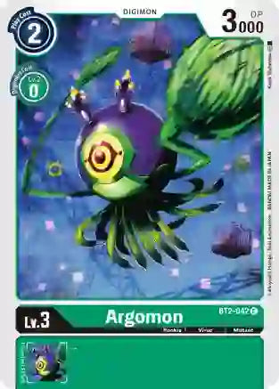 Argomon - BT2-042 C Release Special Booster Digimon TCG - guardiangamingtcgs