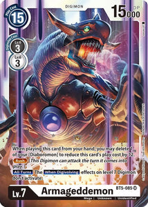 Foil Armageddemon BT5-085 SR Battle of Omni Digimon TCG - guardiangamingtcgs