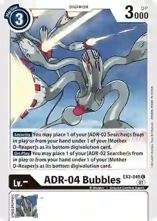 ADR-04 Bubbles EX2-048 C Digital Hazard Digimon TCG - guardiangamingtcgs
