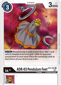 ADR-03 Pendulum Feet EX2-047 C Digital Hazard Digimon TCG - guardiangamingtcgs