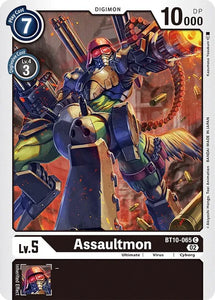 Assaultmon BT10-065 C Xros Encounter Digimon TCG - guardiangamingtcgs