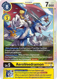 Foil AeroVeedramon EX3-033 R Draconic Roar Digimon TCG - guardiangamingtcgs