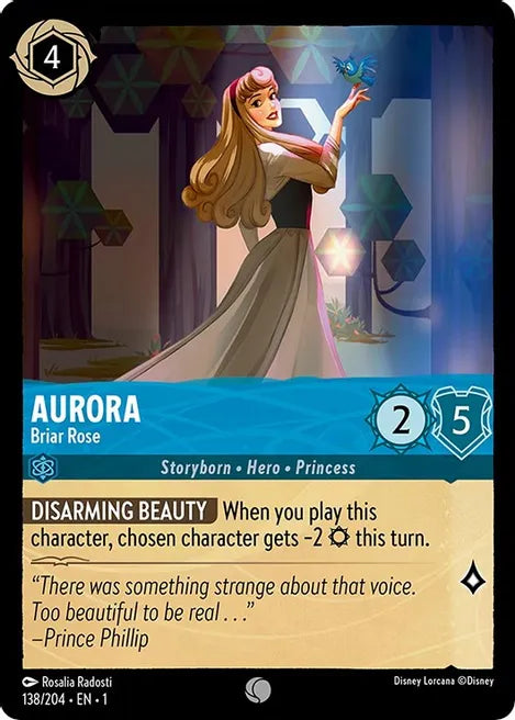 Aurora - Briar Rose 138/204 Common The First Chapter Disney Lorcana TCG - guardiangamingtcgs