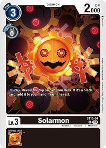 Solarmon ST15-04 C Starter Deck 15: Dragon of Courage Digimon TCG - guardiangamingtcgs