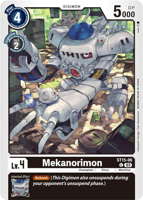 Mekanorimon ST15-06 C Starter Deck 15: Dragon of Courage Digimon TCG - guardiangamingtcgs