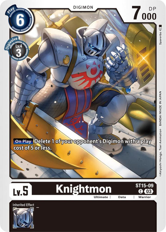 Knightmon ST15-09 C Starter Deck 15: Dragon of Courage Digimon TCG - guardiangamingtcgs