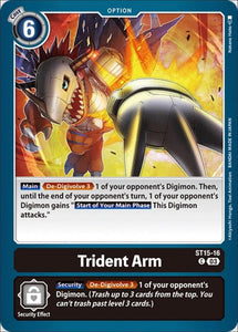 Trident Arm ST15-16 C Starter Deck 15: Dragon of Courage Digimon TCG - guardiangamingtcgs