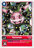 Koromon BT14-001 U Blast Ace Digimon TCG - guardiangamingtcgs