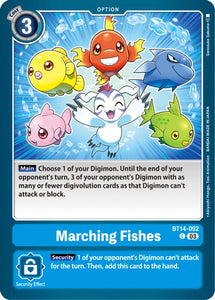 Marching Fishes BT14-092 C Blast Ace Digimon TCG - guardiangamingtcgs