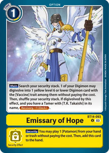 Emissary of Hope BT14-093 U Blast Ace Digimon TCG - guardiangamingtcgs