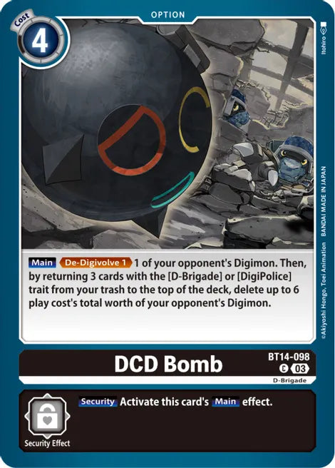 DCD Bomb BT14-098 C Blast Ace Digimon TCG - guardiangamingtcgs