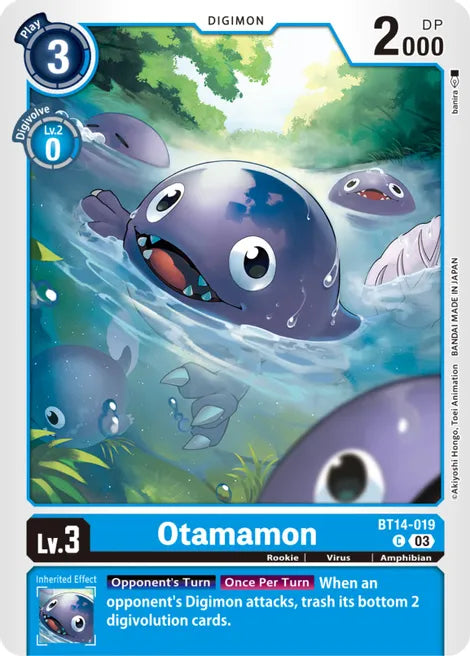 Otamamon BT14-019 C Blast Ace Digimon TCG - guardiangamingtcgs