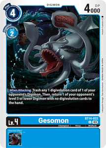 Gesomon BT14-022 C Blast Ace Digimon TCG - guardiangamingtcgs