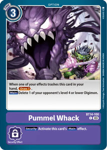 Pummel Whack BT14-100 C Blast Ace Digimon TCG - guardiangamingtcgs