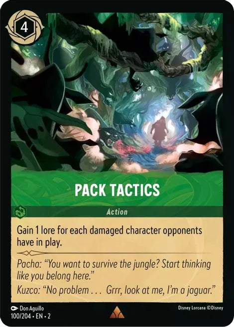 Pack Tactics 100/204 Rare Rise of the Floodborn Disney Lorcana TCG - guardiangamingtcgs